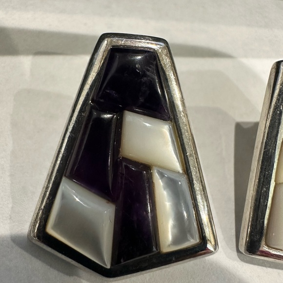 Dtr china earrings ss 925 mother of Pearl - Picture 4 of 8